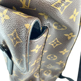 ルイ・ヴィトン LOUIS VUITTON クリストファー MM M43735 ブラウン　シルバー金具 モノグラムマカサー メンズ リュック・デイパック