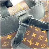 ルイ・ヴィトン LOUIS VUITTON クリストファー MM M43735 ブラウン　シルバー金具 モノグラムマカサー メンズ リュック・デイパック