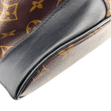 ルイ・ヴィトン LOUIS VUITTON クリストファー MM M43735 ブラウン　シルバー金具 モノグラムマカサー メンズ リュック・デイパック