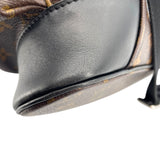ルイ・ヴィトン LOUIS VUITTON クリストファー MM M43735 ブラウン　シルバー金具 モノグラムマカサー メンズ リュック・デイパック