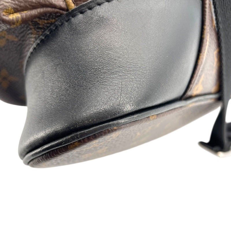 ルイ・ヴィトン LOUIS VUITTON クリストファー MM M43735 ブラウン　シルバー金具 モノグラムマカサー メンズ リュック・デイパック