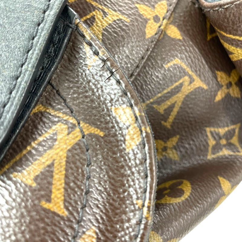 ルイ・ヴィトン LOUIS VUITTON クリストファー MM M43735 ブラウン　シルバー金具 モノグラムマカサー メンズ リュック・デイパック