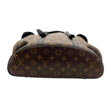 ルイ・ヴィトン LOUIS VUITTON クリストファー MM M43735 ブラウン　シルバー金具 モノグラムマカサー メンズ リュック・デイパック