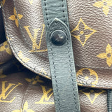 ルイ・ヴィトン LOUIS VUITTON クリストファー MM M43735 ブラウン　シルバー金具 モノグラムマカサー メンズ リュック・デイパック