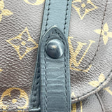 ルイ・ヴィトン LOUIS VUITTON クリストファー MM M43735 ブラウン　シルバー金具 モノグラムマカサー メンズ リュック・デイパック