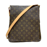 ルイ・ヴィトン LOUIS VUITTON ミュゼット M51256 ブラウン モノグラム・キャンバス/レザー レディース ショルダーバッグ