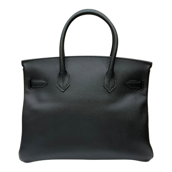 エルメス HERMES バーキン30 D刻印 ブラック シルバー金具 エプソン レディース ハンドバッグ