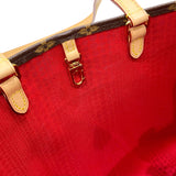 ルイ・ヴィトン LOUIS VUITTON オンザゴーMM 草間彌生コラボ M46379 ブラウン モノグラム・キャンバス/レザー レディース トートバッグ