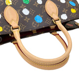 ルイ・ヴィトン LOUIS VUITTON オンザゴーMM 草間彌生コラボ M46379 ブラウン モノグラム・キャンバス/レザー レディース トートバッグ