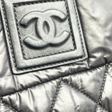 シャネル CHANEL ココクーントートPM A48610　24番台 ブラック×シルバー金具 ナイロン レディース ハンドバッグ