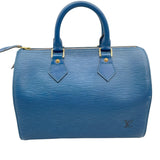 ルイ・ヴィトン LOUIS VUITTON スピーディ25 M43015 ブルー エピ レディース ボストンバッグ