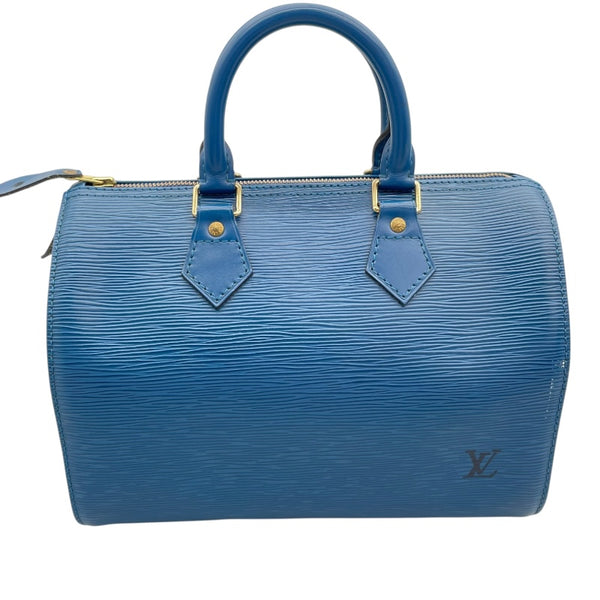 ルイ・ヴィトン LOUIS VUITTON スピーディ25 M43015 ブルー エピ レディース ボストンバッグ
