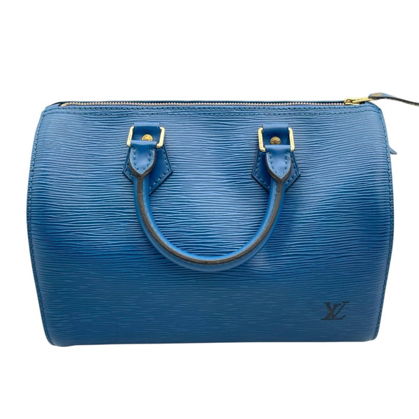 ルイ・ヴィトン LOUIS VUITTON スピーディ25 M43015 ブルー エピ レディース ボストンバッグ