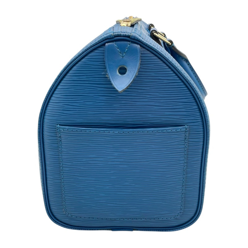 ルイ・ヴィトン LOUIS VUITTON スピーディ25 M43015 ブルー エピ レディース ボストンバッグ