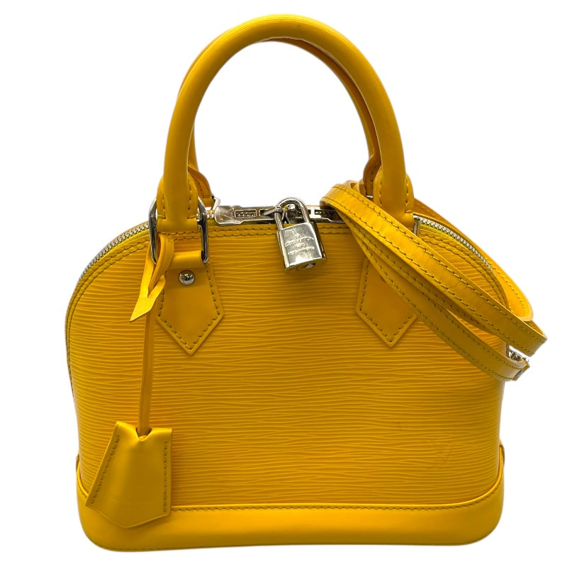 ルイ・ヴィトン LOUIS VUITTON アルマBB  M40886 イエロー エピ レディース ハンドバッグ