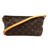 ルイ・ヴィトン LOUIS VUITTON トロター M51240 ブラウン モノグラムキャンバス レディース ショルダーバッグ