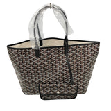 ゴヤール GOYARD サンルイPM ブラック ゴヤールディンキャンバス レディース トートバッグ