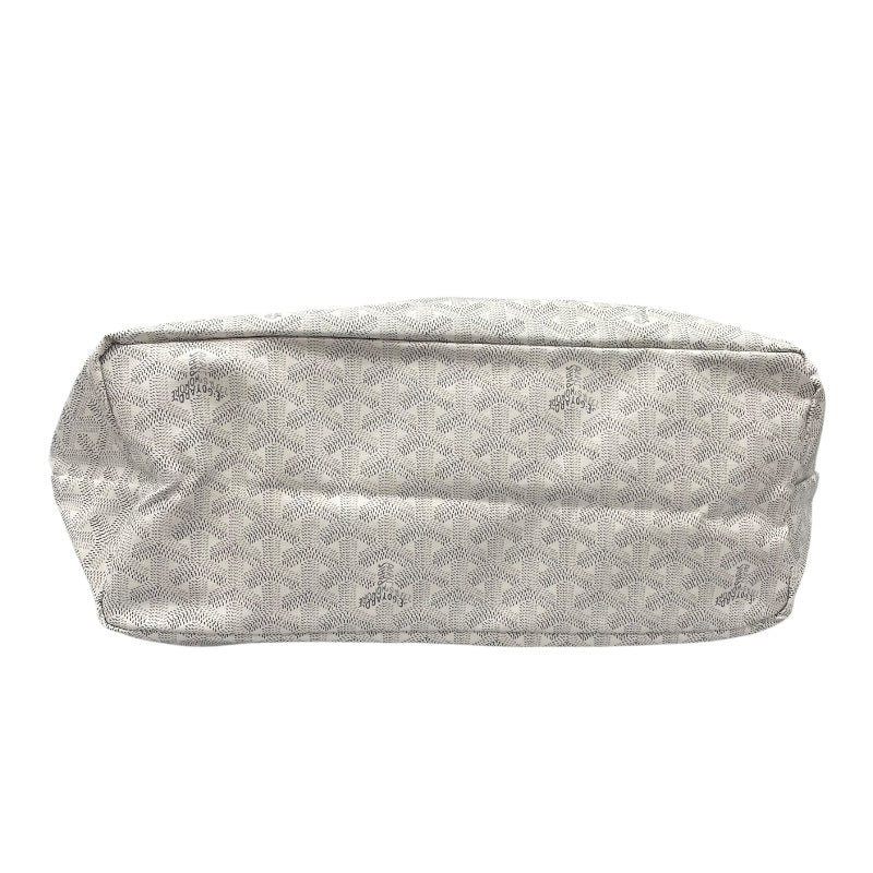 ゴヤール GOYARD サンルイPM ホワイト ゴヤールディンキャンバス レディース トートバッグ