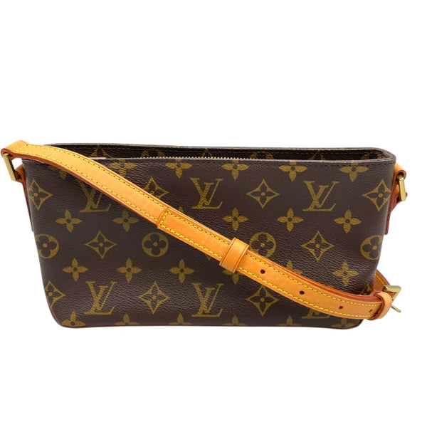 ルイ・ヴィトン LOUIS VUITTON トロター M51240 ブラウン モノグラムキャンバス レディース ショルダーバッグ