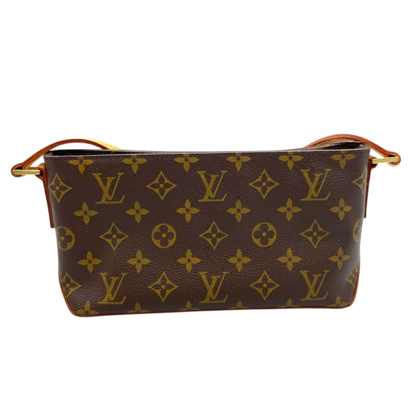 ルイ・ヴィトン LOUIS VUITTON トロター M51240 ブラウン モノグラムキャンバス レディース ショルダーバッグ