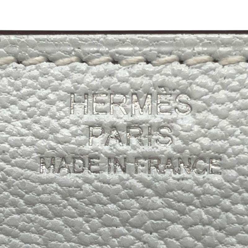 エルメス HERMES ケリーロングトゥ―ゴー B刻印 ブルーブリュム シェーブル レディース ショルダーバッグ