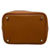 エルメス HERMES ピコタンロックPM W刻 ゴールド/SV金具 トリヨン レディース ハンドバッグ