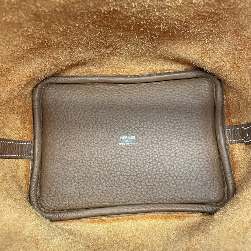 エルメス HERMES ピコタンロックPM W刻 ゴールド/SV金具 トリヨン レディース ハンドバッグ