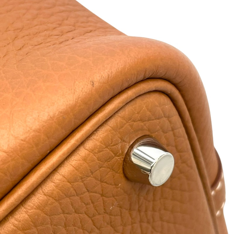 エルメス HERMES ピコタンロックPM W刻 ゴールド/SV金具 トリヨン レディース ハンドバッグ