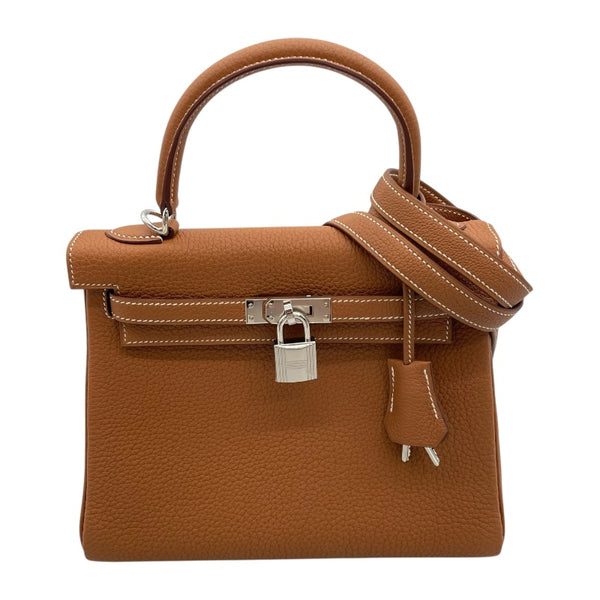 エルメス HERMES ケリー25 内縫い W刻 ゴールド/SV金具 トゴ