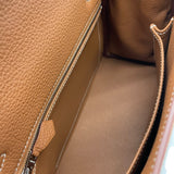 エルメス HERMES ケリー25 内縫い W刻 ゴールド/SV金具 トゴ レディース ショルダーバッグ