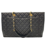 シャネル CHANEL GSTトートバッグ ブラック キャビアスキン レディース トートバッグ