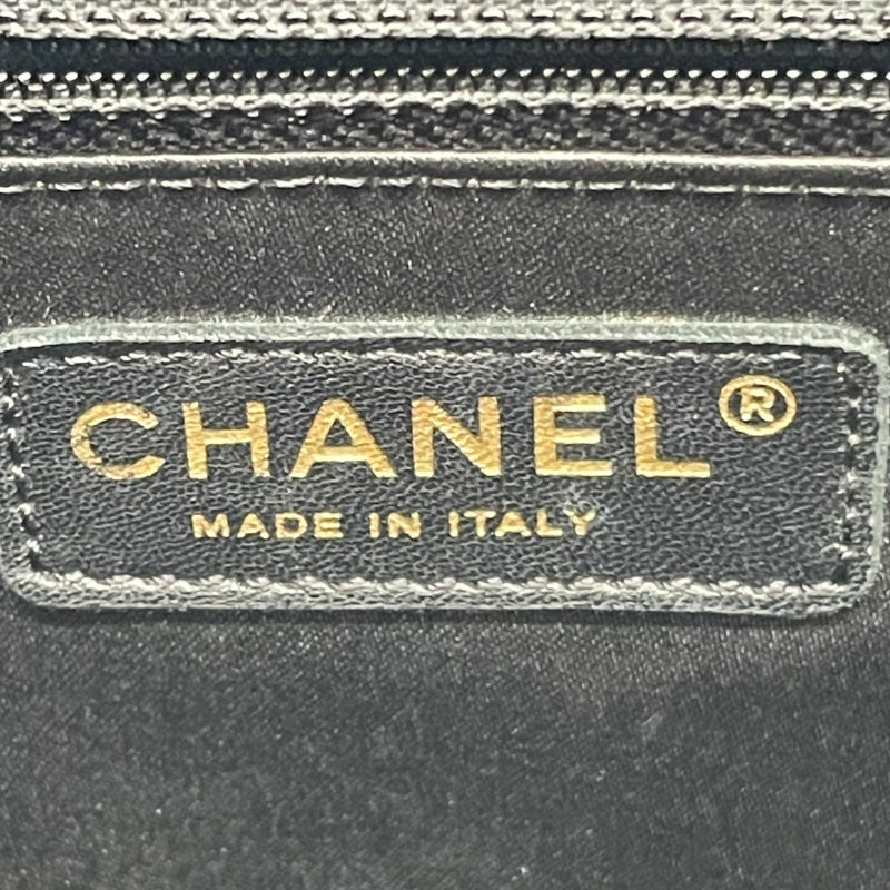 シャネル CHANEL GSTトートバッグ ブラック キャビアスキン レディース トートバッグ