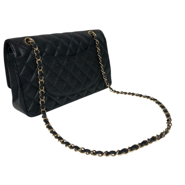 シャネル CHANEL マトラッセ25 A01112 ブラック ゴールド金具 キャビアスキン レディース ショルダーバッグ