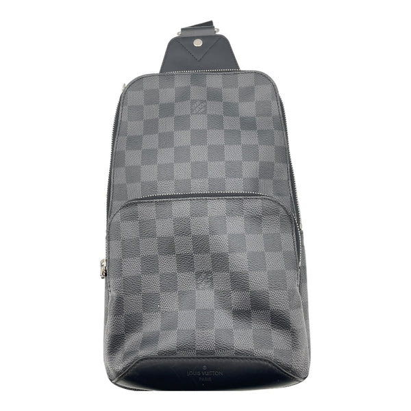 ルイ・ヴィトン LOUIS VUITTON アヴェニュー・スリングバッグ N41719 ブラック ダミエ・グラフィット メンズ ボディバッグ