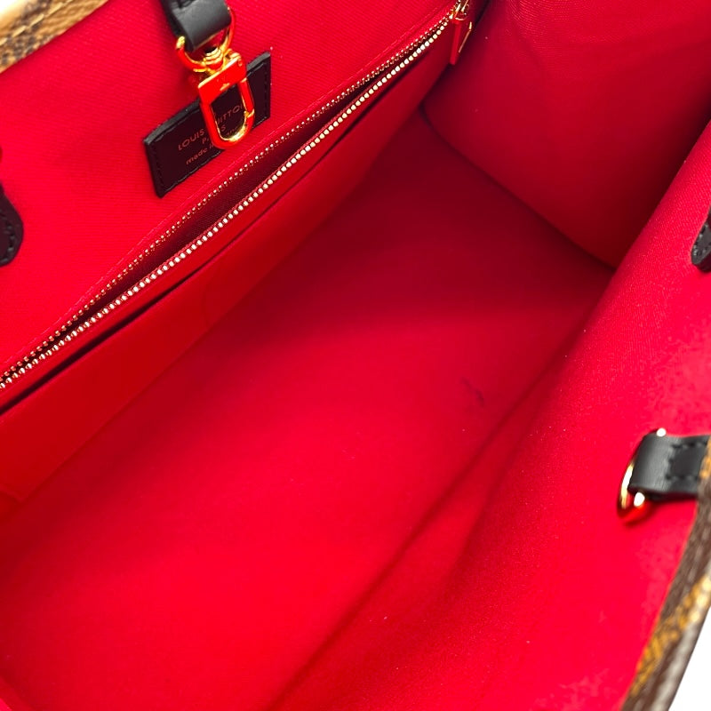 ルイ・ヴィトン LOUIS VUITTON オンザゴー MM M45321 ブラウン モノグラム レディース ハンドバッグ