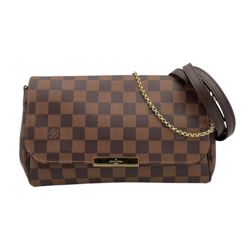 ルイ・ヴィトン LOUIS VUITTON フェイボリットPM N41276 ブラウン ダミエ・キャンバス レディース ショルダーバッグ