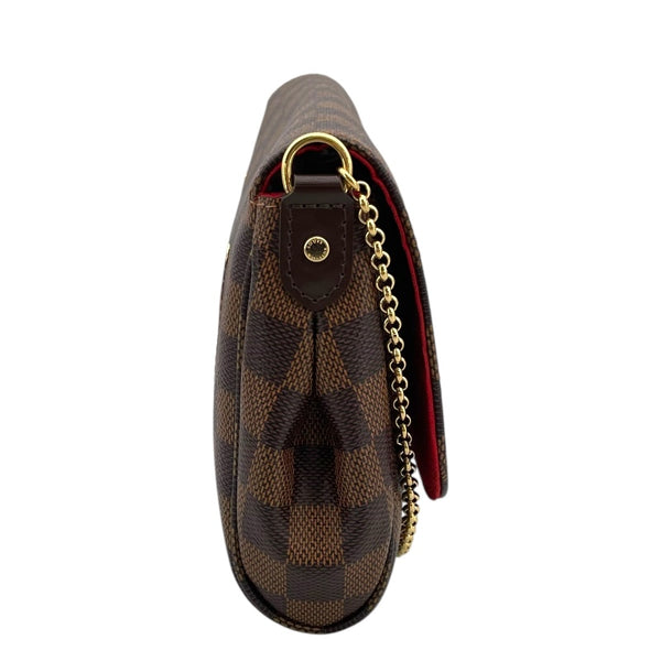 ルイ・ヴィトン LOUIS VUITTON フェイボリットPM N41276 ブラウン ダミエ・キャンバス レディース ショルダーバッグ