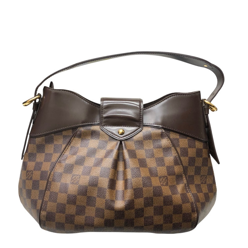 ルイ・ヴィトン LOUIS VUITTON システィナMM N41541 ブラウン　GD金具 ダミエキャンパス レディース トートバッグ