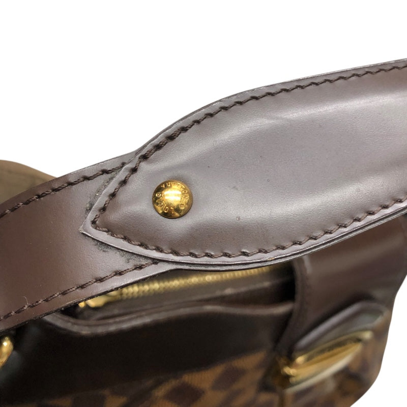 ルイ・ヴィトン LOUIS VUITTON システィナMM N41541 ブラウン　GD金具 ダミエキャンパス レディース トートバッグ