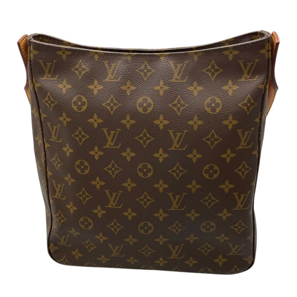 ルイ・ヴィトン LOUIS VUITTON ルーピングGM M51145 ブラウン モノグラムキャンバス レディース ハンドバッグ