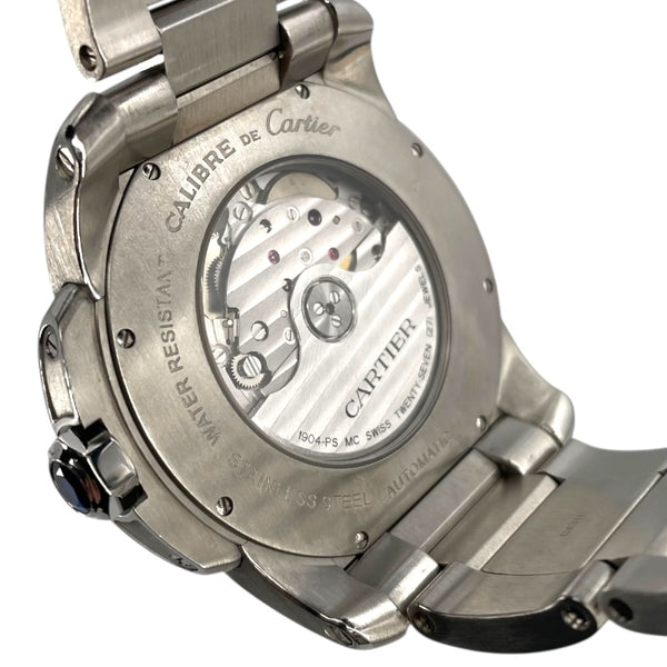 カルティエ Cartier カリブル ドゥ カルティエ42mm W7100016 ブラック SS 自動巻き メンズ 腕時計