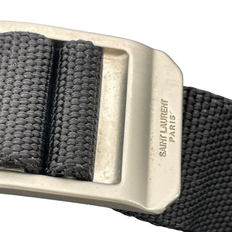 サンローラン SAINT LAURENT 2WAY ナイロン バックパック ボディバッグ 524903 ブラック×SV金具 ナイロン/レザー ユニセックス リュック・デイパック