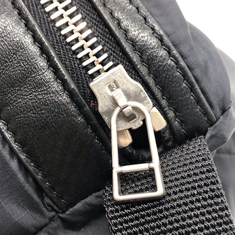 サンローラン SAINT LAURENT 2WAY ナイロン バックパック ボディバッグ 524903 ブラック×SV金具 ナイロン/レザー ユニセックス リュック・デイパック