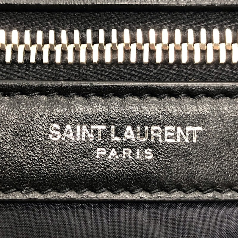 サンローラン SAINT LAURENT 2WAY ナイロン バックパック ボディバッグ 524903 ブラック×SV金具 ナイロン/レザー ユニセックス リュック・デイパック