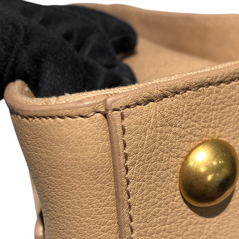 サンローラン SAINT LAURENT ミューズトゥミディアム 313456 ベージュ レザー レザー レディース ハンドバッグ