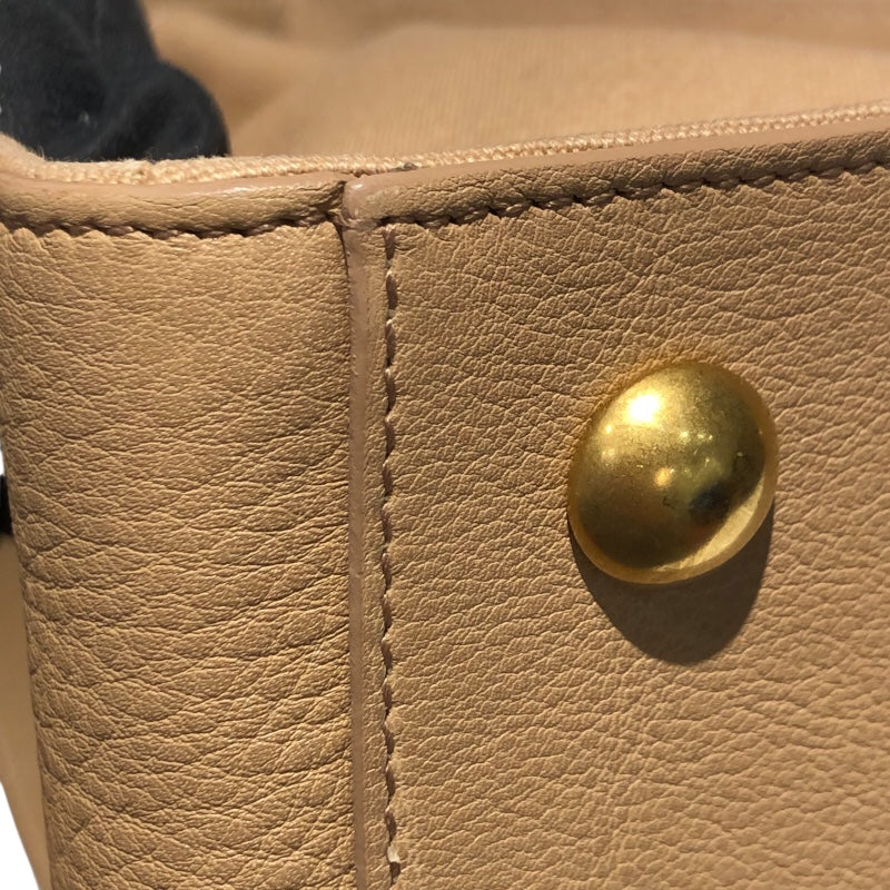 サンローラン SAINT LAURENT ミューズトゥミディアム 313456 ベージュ レザー レザー レディース ハンドバッグ