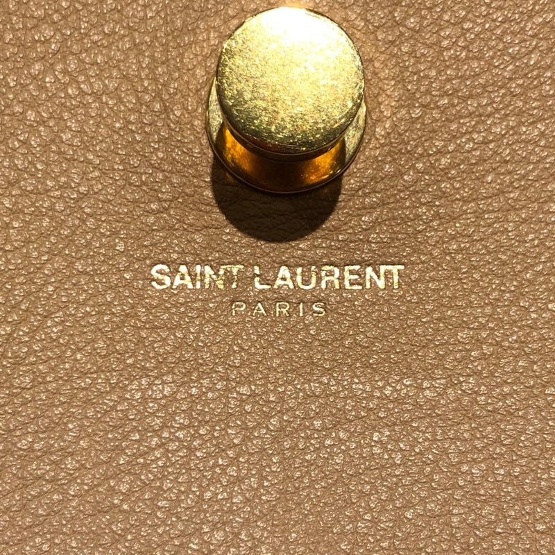 サンローラン SAINT LAURENT ミューズトゥミディアム 313456 ベージュ レザー レザー レディース ハンドバッグ