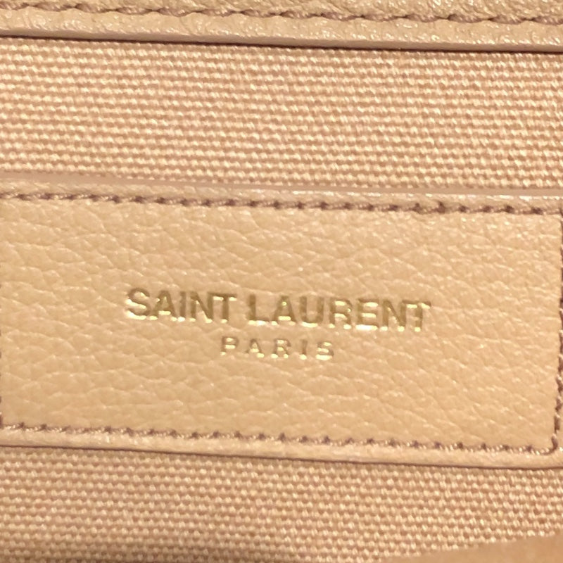 サンローラン SAINT LAURENT ミューズトゥミディアム 313456 ベージュ レザー レザー レディース ハンドバッグ