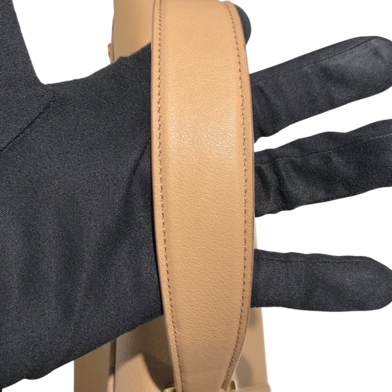 サンローラン SAINT LAURENT ミューズトゥミディアム 313456 ベージュ レザー レザー レディース ハンドバッグ