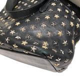 ジミーチュウ JIMMY CHOO ミニサラ ブラック スタッズ・レザー レディース ハンドバッグ